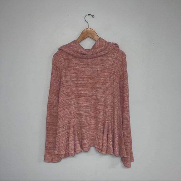 Anthropologie Postmark Sweater Size Small Pink "Maurisa" Cowl Neck Long Sleeves - Picture 7 of 11